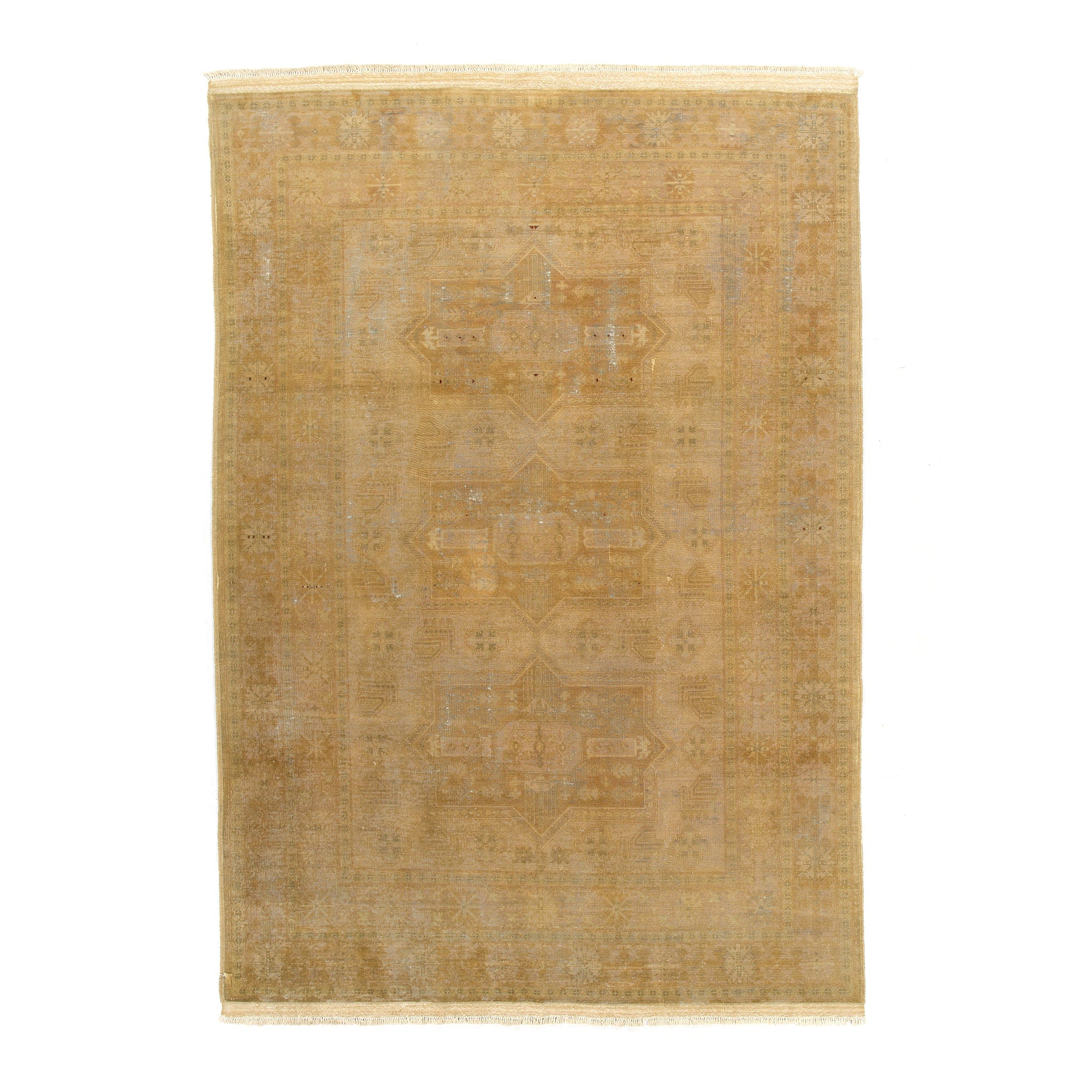 Overdyed Uzbek (6.6 x 9.6)ft