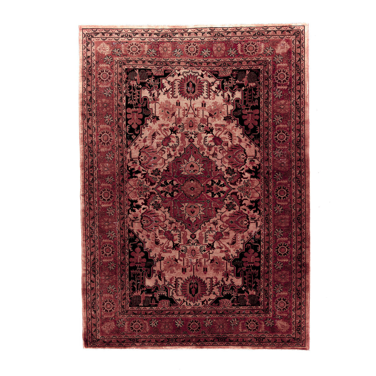 Overdyed Uzbek (6.1 x 8.8)ft