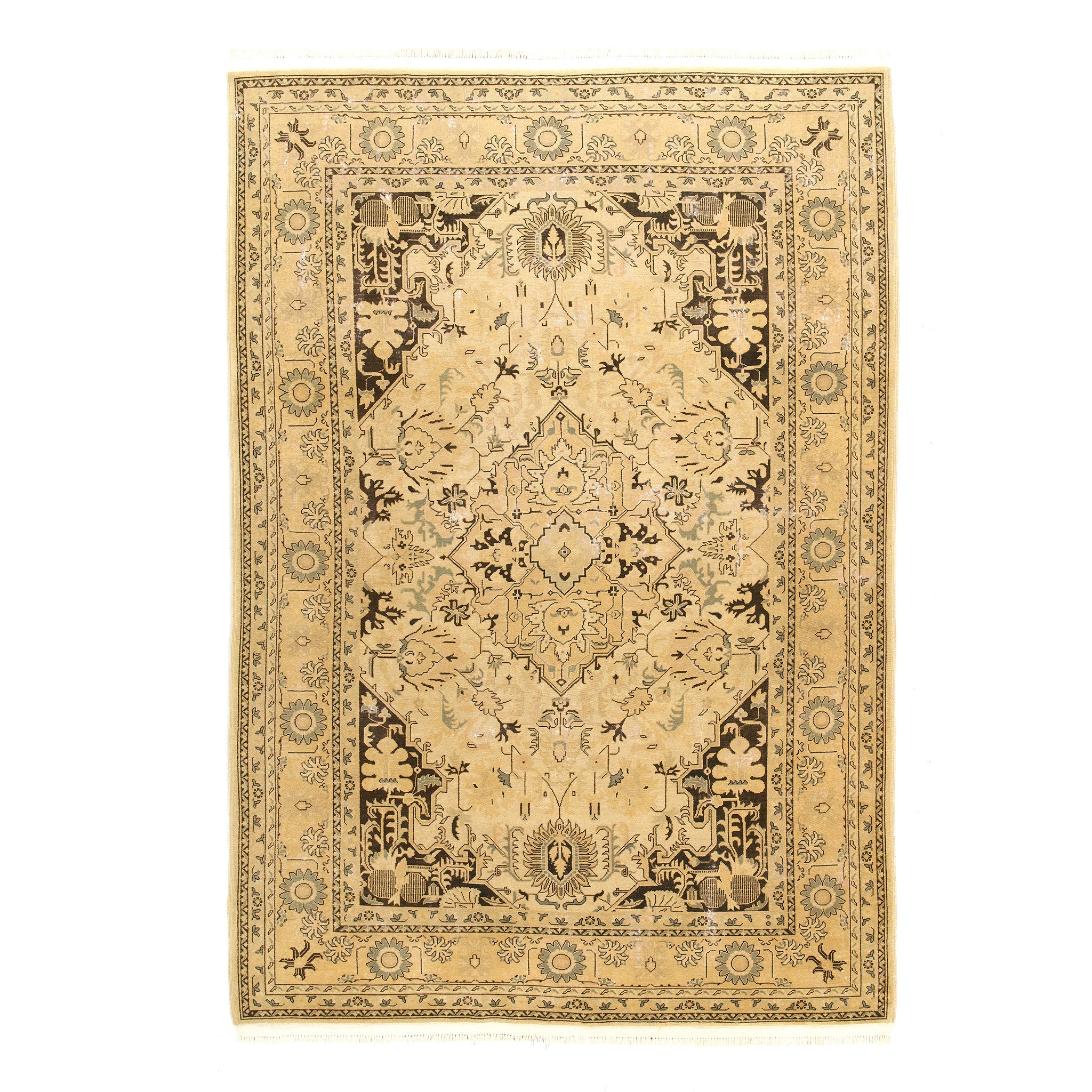 Overdyed Uzbek (6.3 x 9)ft
