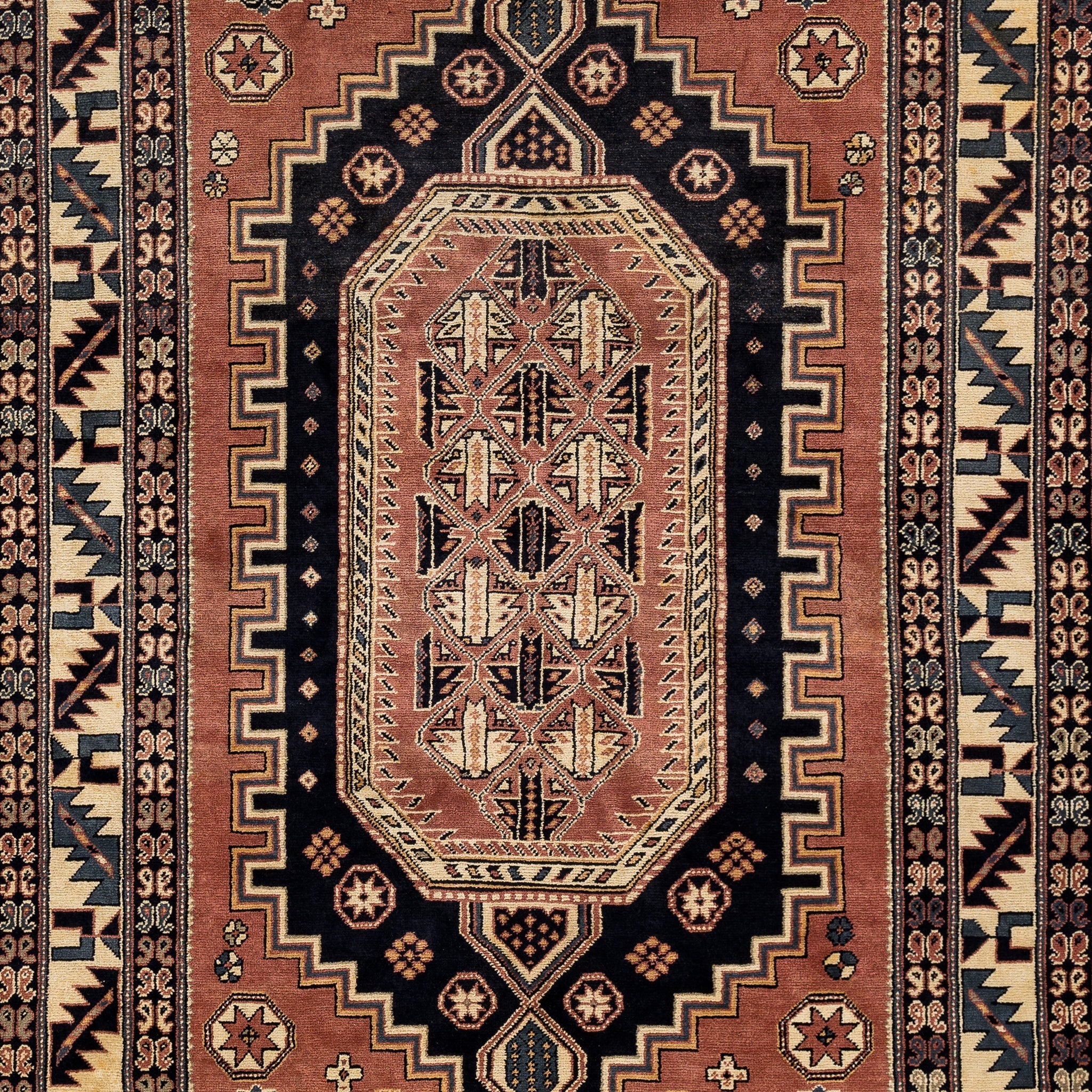 Uzbek (3.9 x 5.7)ft