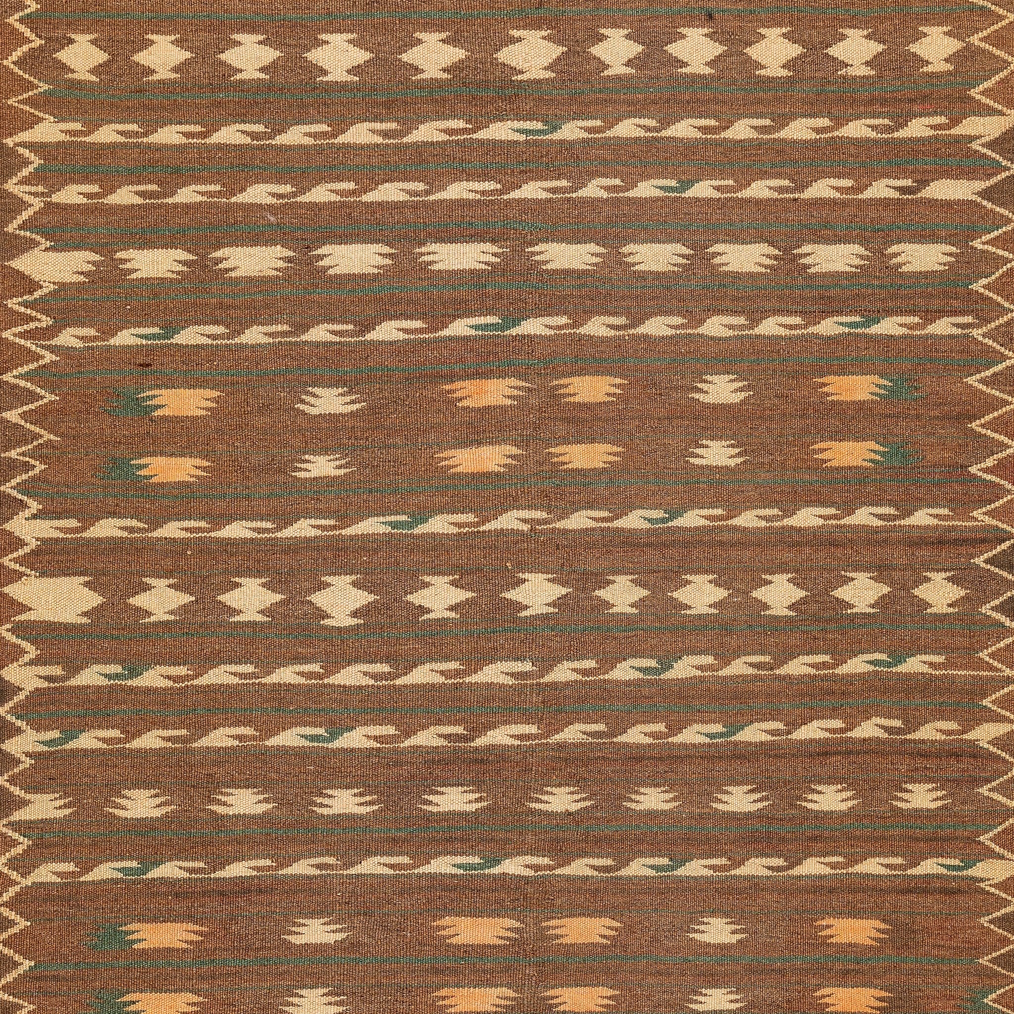 Turkmen Kilim (3.3 x 6.4)ft