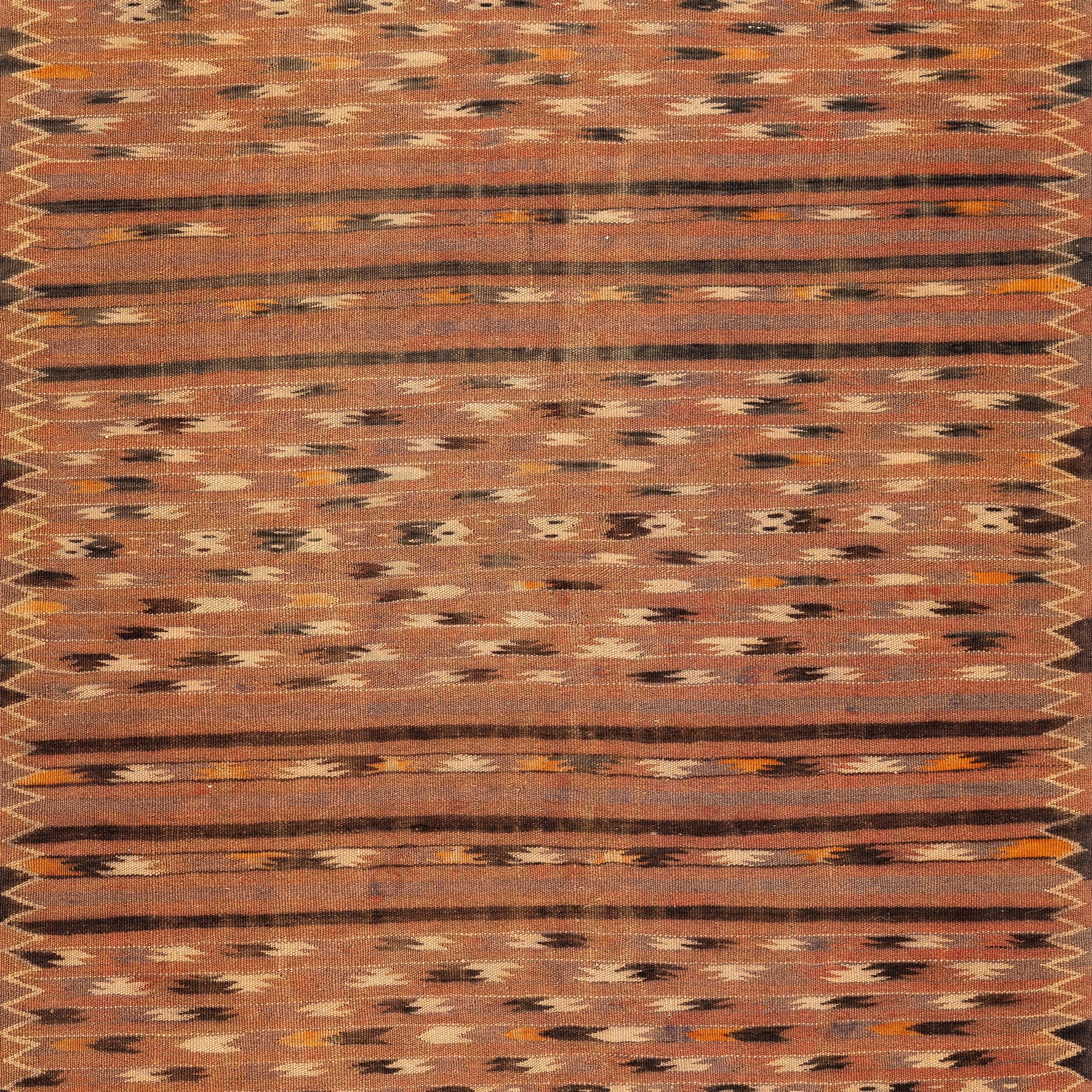Turkmen Kilim (3.7 x 6.2)ft