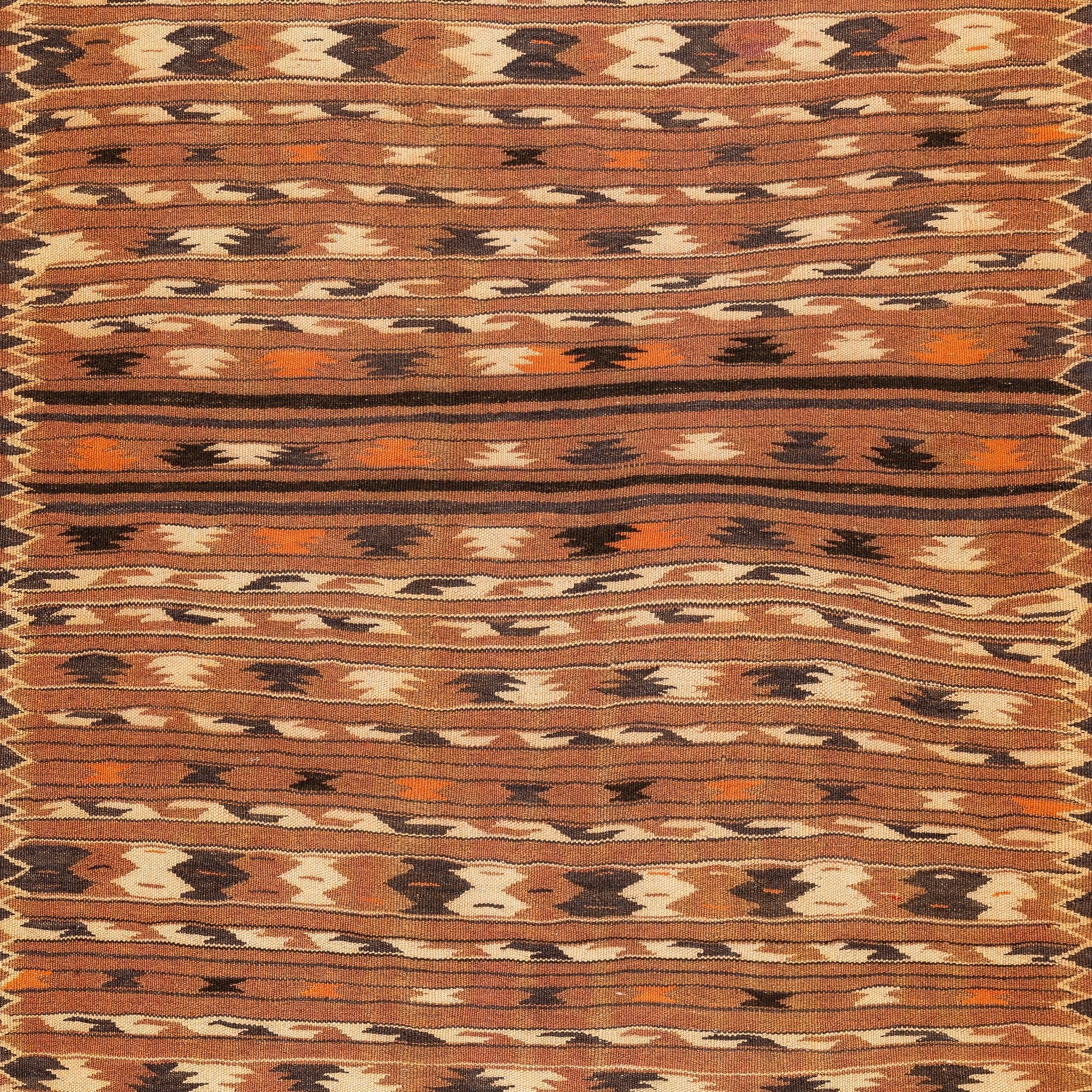 Turkmen Kilim (3.4 x 6.1)ft