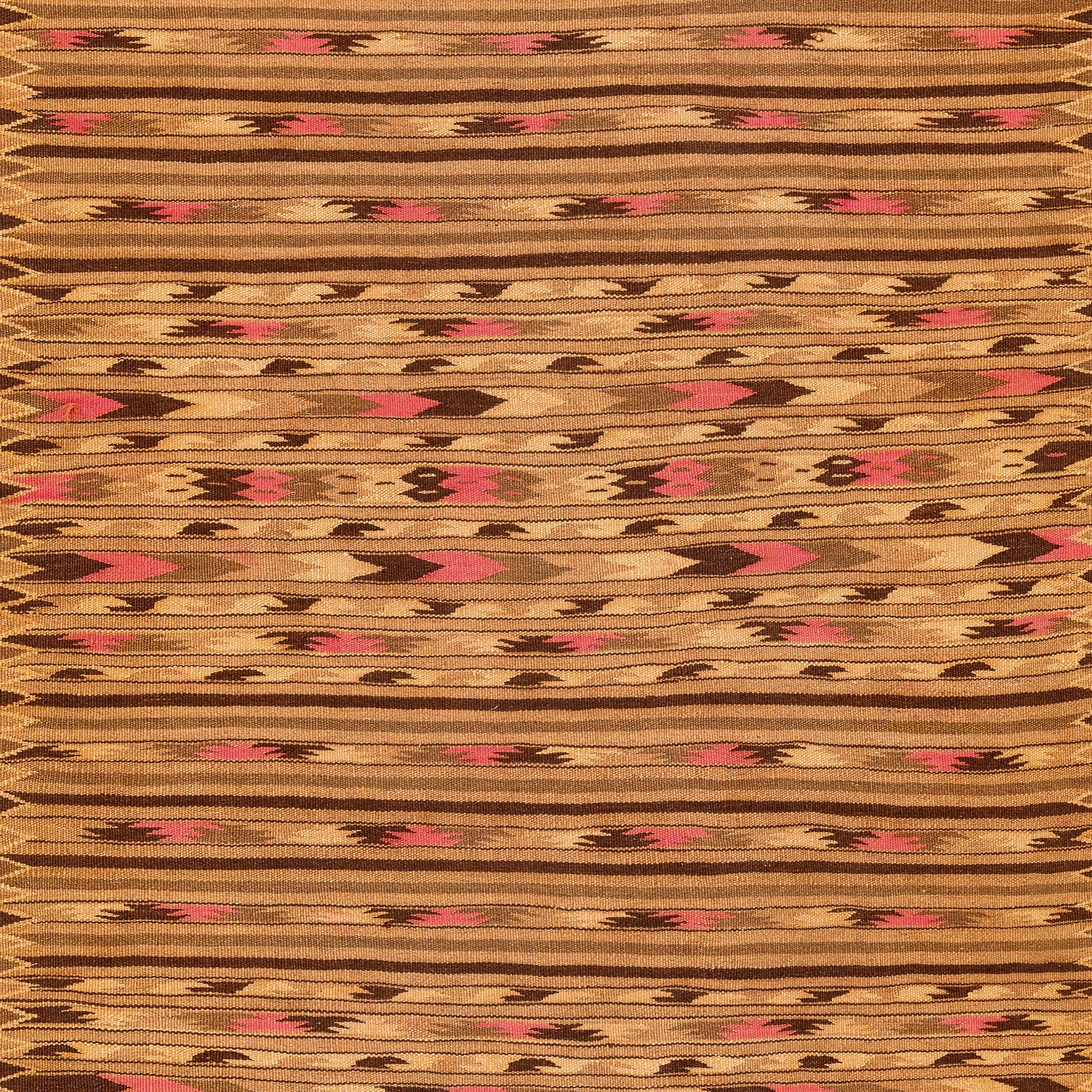 Turkmen Kilim (3.2 x 6.7)ft