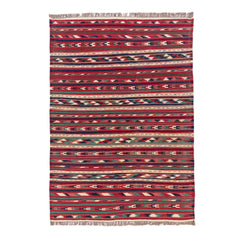 Turkmen Kilim (5.3 x 7.6)ft