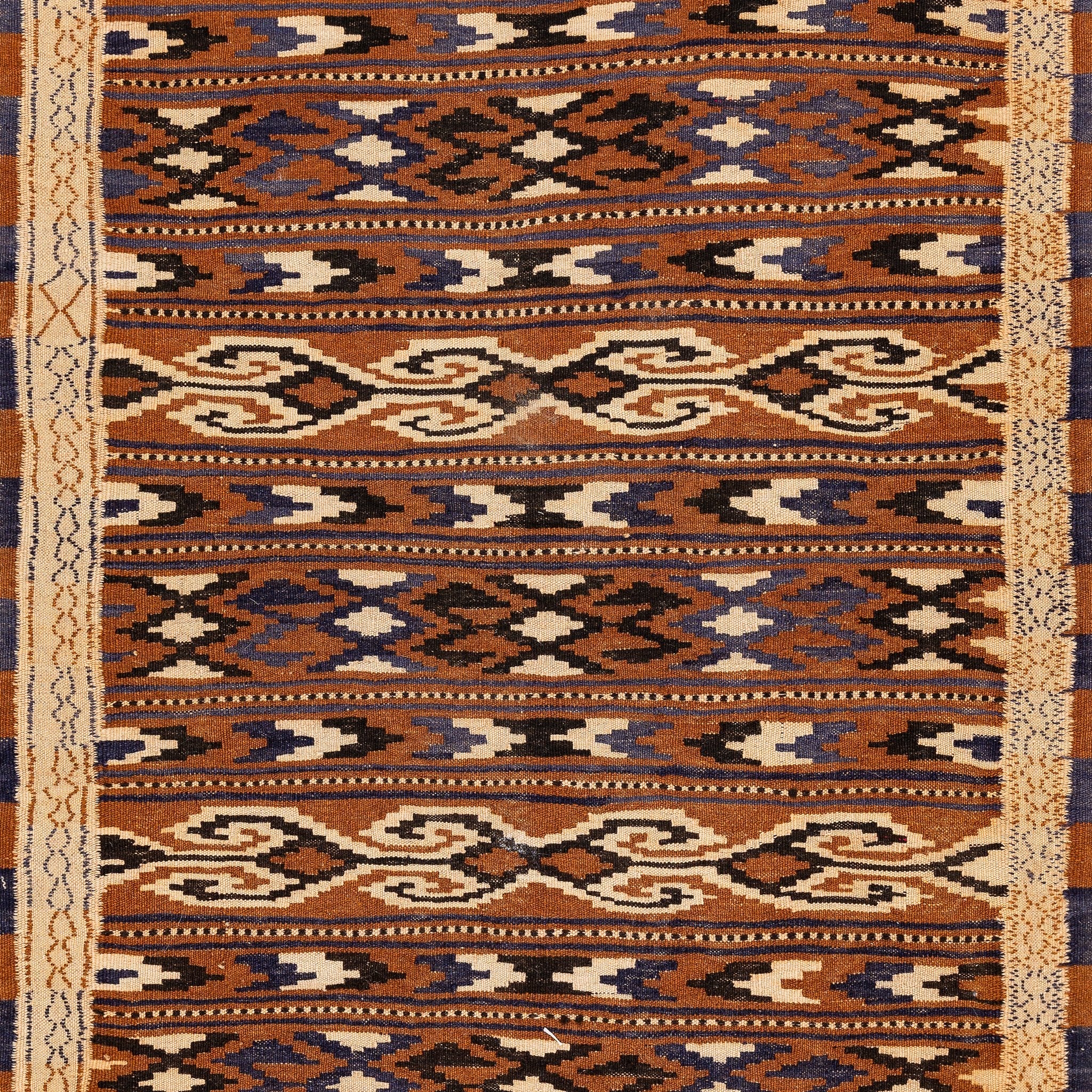 Turkmen Kilim (3.4 x 5.9)ft
