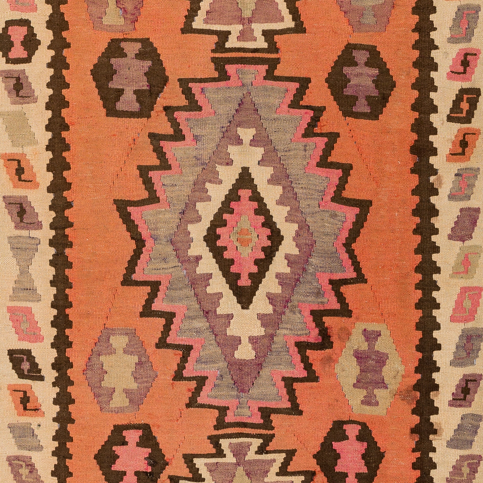 Ardebil Kilim (3.9 x 7.8)ft