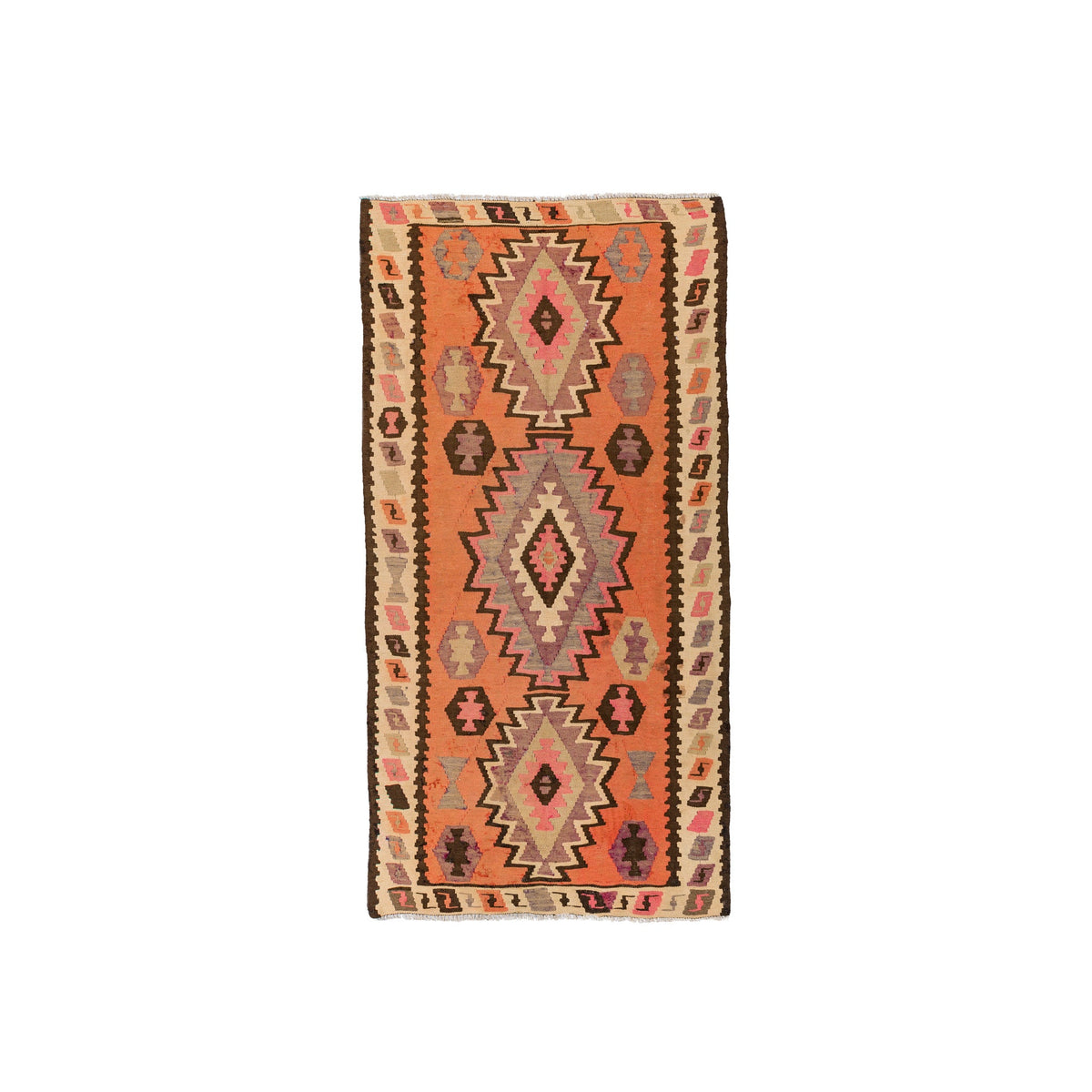 Ardebil Kilim (3.9 x 7.8)ft