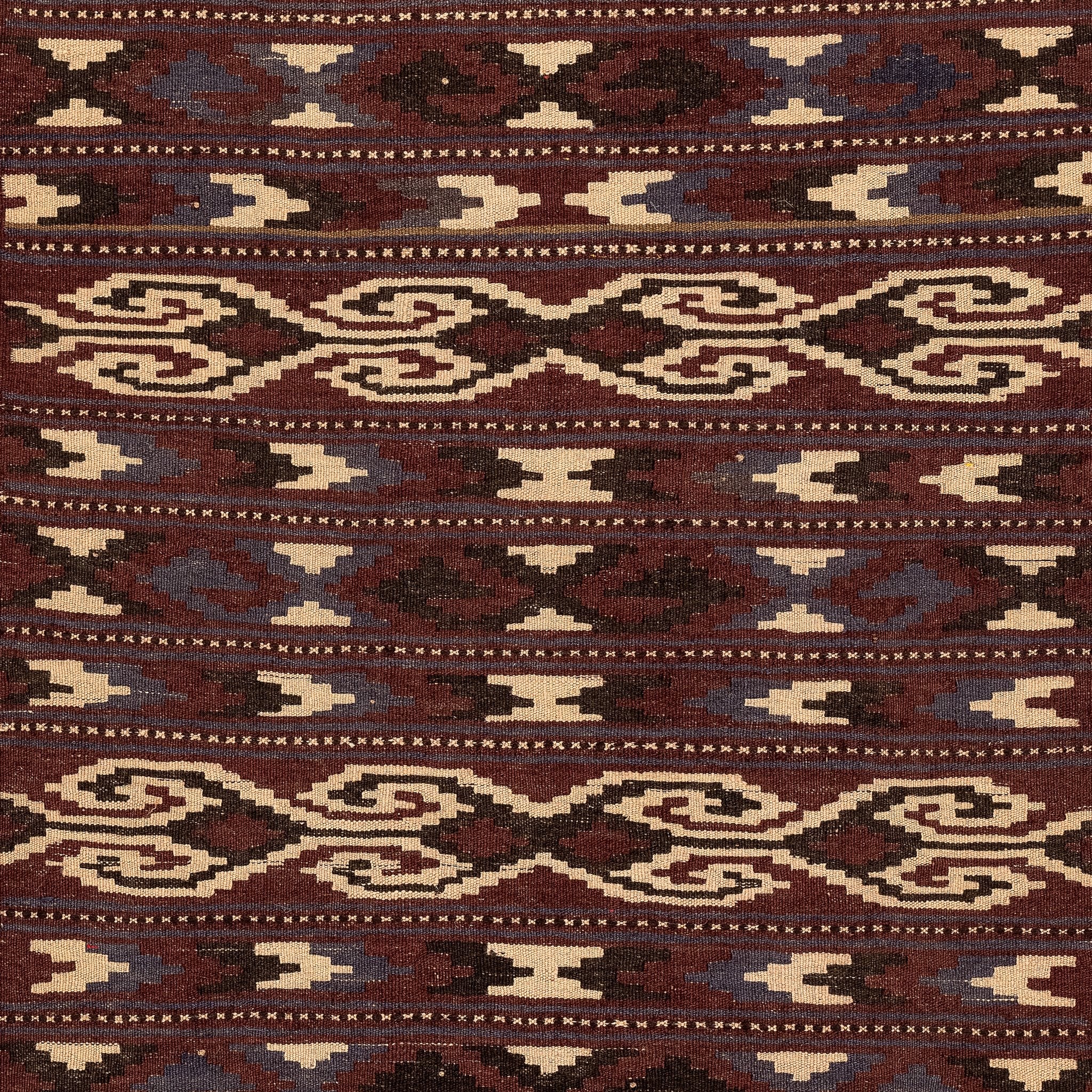 Turkmen Kilim (3.7 x 6.2)ft